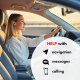 Zestaw głośnomówiący Audiocore Zestaw głośnomówiący bluetooth 5.0 , A2DP, głośnik 2W, wspiera Google i Siri, AC480 9