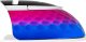 Lampa do paznokci Activeshop Lampa UV LED Glow YC57 RN niebiesko różowa 268W 4
