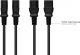 Kabel zasilający Alcasa Alcasa P0130-S075 kabel zasilające Czarny 7,5 m Wtyczka zasilająca typu E+F C13 panel 4