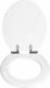 Deska bidetowa Wenko Toilet Seat Urbino white, Easy Close MDF 6