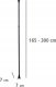 Wenko Drążek do garderoby, szyna do szafy HERKULES 165-300 cm, WENKO, WENKO 7