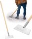 Kadax KADAX Łopata Zgarniacz Do Śniegu Pług Na Kółkach + Skuwacz Zbijak Lodu 25cm 8