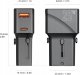 Mobile Origin Travel adapter 25W, EU/US/UK/AU, czarny (TAD25-2P-BLK) 11