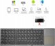 Klawiatura Farrot mini bt klawiatura membranowa zintegrowany składana touchpad 6