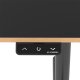 Ultradesk Biurko dla dzieci, elektycznie regulowany, 120X60 cm, 55-81 cm, PULSAR, czarny, ULTRADESK 12