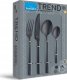Amefa Manille 9035 - 16-pc set in vintage box - black-stonewash 5