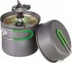 Optimus Optimus Crux Weekend cooking system, gas cooker (black/grey, with Weekend cooking set) 3