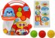 LeanToys Pchacz Stolik Edukacyjny Interaktywny 2w1 Czerwony 4
