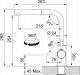 Bateria kuchenna Franke MIXER KITCHEN PULL OUT FRANKE LINA BLACK 2