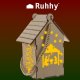 Dekoracja świąteczna Ruhhy Lampion LED- adwentowy Ruhhy 22163 11