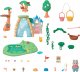 Figurka Epoch Sylvanian Families - Wyspa z wodospadem Secret Forest + figurka pieska husky (5761) 5