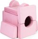 Ecotoys Sofa składana modułowa dla dzieci duża 2 osobowa DIY 10 miękkich poduch - różowa ECOTOYS 6