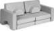 Ecotoys Sofa składana modułowa dla dzieci duża 2 osobowa DIY 10 miękkich poduch - szara ECOTOYS 3