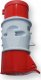 Scame Adapter wt. 16A/5st + gn. 32A/5st 601 2