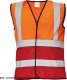 CERVA LYNX DUO - kamizelka odblaskowa KOLOROWA z kontrastowym kolorem u dołu - żółty/czerwony 2XL 7