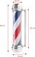 Physa Plafon podświetlany pole barber shop BB-02 srebrny duży 2