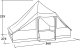 Namiot turystyczny Easy Camp 10 - osobowy Moonlight Cabin Uniwersalny 2