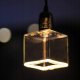 Segula SEGULA LED Floating Cube 86 klar E27 300Lm 2200K 5