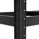 Funfit Metal storage rack 150x75x30 cm BLACK 8
