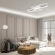 Lampa sufitowa LVT LVT Galaxis Vela 3335 plafon lampa sufitowa z pilotem 90W LED 3000-6500K CCT ściemnialny czarny/biały 25