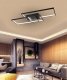 Lampa sufitowa LVT LVT Galaxis Vela 3335 plafon lampa sufitowa z pilotem 90W LED 3000-6500K CCT ściemnialny czarny/biały 26