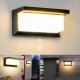 Kinkiet LVT LVT Lagos 7925 kinkiet lampa ścienna ogrodowa IP54 1x12W LED 4000K 840lm z czujnikiem ruchu czarny/biały 26