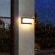 Kinkiet LVT LVT Lagos 7925 kinkiet lampa ścienna ogrodowa IP54 1x12W LED 4000K 840lm z czujnikiem ruchu czarny/biały 28