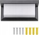 Kinkiet LVT LVT Lagos 7925 kinkiet lampa ścienna ogrodowa IP54 1x12W LED 4000K 840lm z czujnikiem ruchu czarny/biały 8