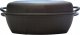 KRISBERG BRYTFANNA ŻELIWNA Z PATELNIĄ GRILL 3.8L 31CM KRISBERG KS-2570 3