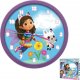 Kids Euroswan Zegar ścienny 25cm Koci Domek Gabi. Gabby's Dollhouse GD00021 1