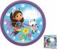 Kids Euroswan Zegar ścienny 25cm Koci Domek Gabi. Gabby's Dollhouse GD00021 6