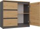 Topeshop Komoda COSTA 1D3S/2D3S BA ANTRACYT ARTISAN 8