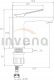 Zestaw prysznicowy Invena SHOWER COLUMN DOKOS W BATH MIXER BLACK 9