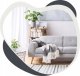 Home Styling Collection Tablica kredowa z drewnianą ramą, 100 x 70 cm 5