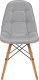 Activeshop 4Rico Krzesło skandynawskie QS-185 eco skóra szare 3