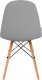 Activeshop 4Rico Krzesło skandynawskie QS-185 eco skóra szare 4