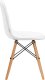 Activeshop 4Rico Krzesło skandynawskie QS-185 eco skóra białe 2