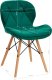 Activeshop 4Rico Krzesło skandynawskie QS-186 aksamit zielone 9