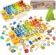 Kruzzel Układanka drewniana- sorter 6w1 22636 1