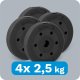 Rebel Zestaw obciążeń bitumicznych 4x2.5kg, otwór 31mm,  REBEL ACTIVE 5