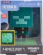 Paladone PALADONE Minecraft Lampka icon Zombie drowned 1
