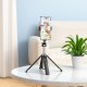 Monopod Hoco HOCO uchwyt selfie z pilotem bezprzewodowym fourpod K18 czarny 5