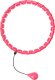 Rebel Smart Hula Hop odchudzające koło z wypustkami i obciążeniem 50cm, różowe, REBEL ACTIVE 2