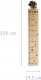 Home Styling Collection Miarka wzrostu dla dzieci z MDF, od 60 do 150 cm 2