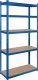 Rebel Tools Regał metalowy magazynowy 180x90x40 niebieski 1