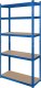 Rebel Tools Regał metalowy magazynowy 180x90x40 niebieski 3