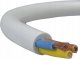 OWY Przewód OWY 3X4mm2 krążek 100mb giętki okrągły biały 300/500V H05VV-F 3