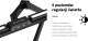 Lampa do paznokci Activeshop Lampa zabiegowa do manicure Glow L03 do blatu czarna 14