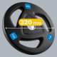 Rebel Obciążenie żeliwne gumowane 20kg, otwór olimpijski 51mm,  REBEL ACTIVE 10