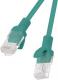 Lanberg Patchcord, Cat6, nieekranowany, 1m, zielony (PCU6-10CC-0100-G) 1
